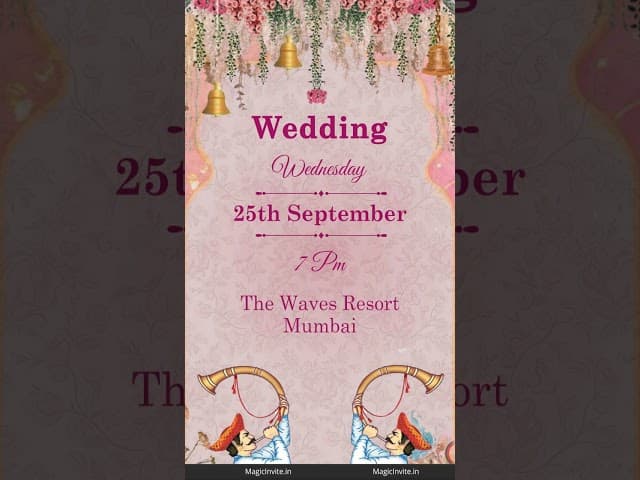 Celebrate Marathi Love – Elegant Marathi Wedding Video Invitation