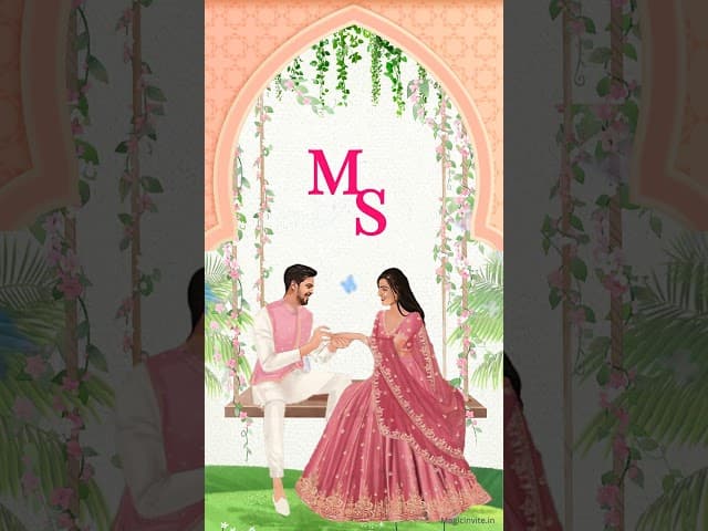 Stunning Engagement – Elegant Indian Engagement Video Invitation