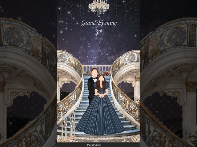 The Peach Mandap – Elegant Hindu Wedding Video Invitation