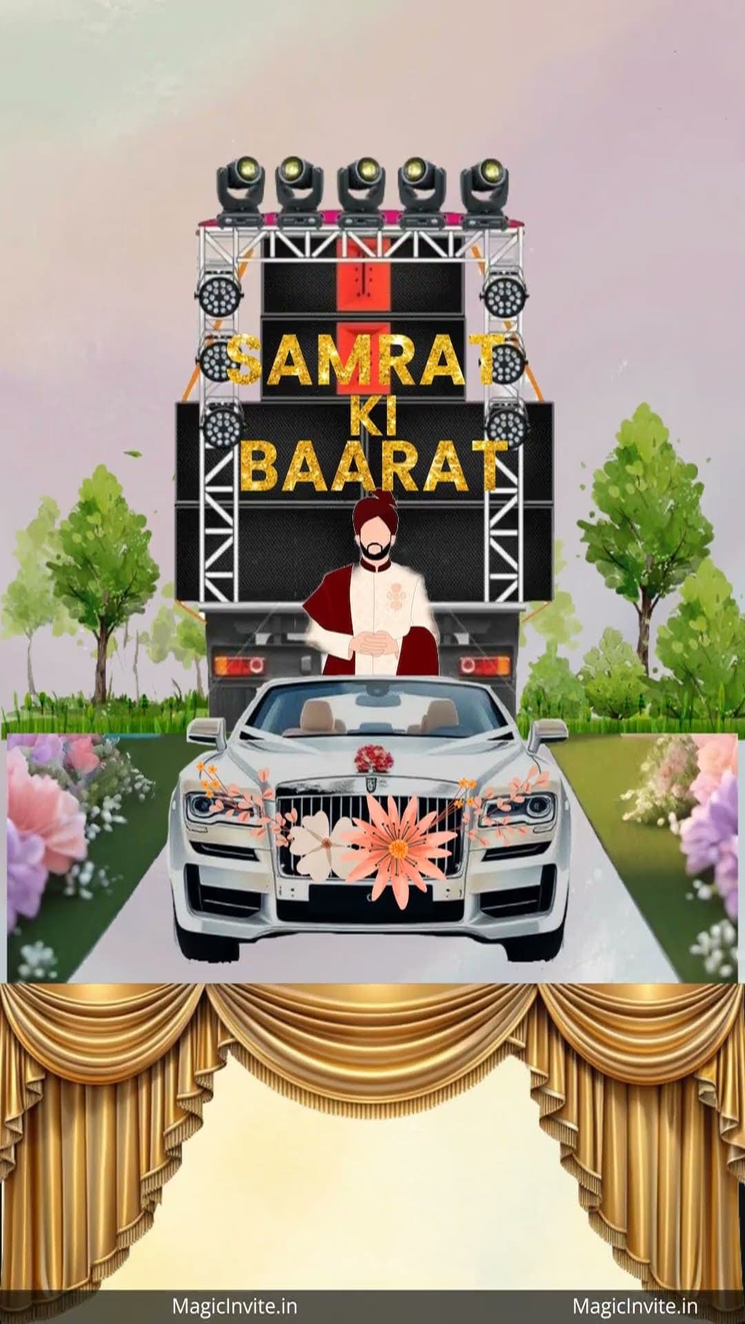Samrat Ki Baarat – Royal Groom Entry Wedding Video Invitation